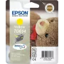 Epson Teddybear vienpakas dzeltenā DURABrite Ultra tinte T0614, dzeltena, pigmenta tinte, 8 ml, 1 gab.