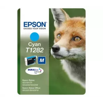Epson Fox Singlepack Cyan T1282 DURABrite Ultra tinte