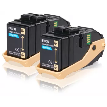 Epson Double Pack Tonera kasetne ciāna 7.5kx2, 7500 lpp, ciāna, 1 gab.