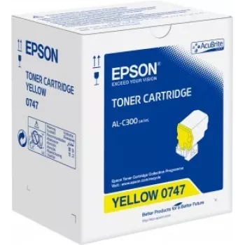 Epson dzeltenā tonera kasetne 8.8k, 8800 lapas, Dzeltena, 1 gab.