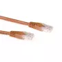 ACT Brown 0.5 m U/UTP CAT6A savienojuma kabelis ar RJ45 savienotājiem