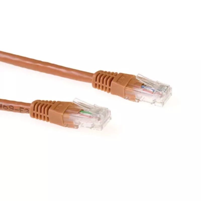 ACT Brown 5 m U/UTP CAT6A savienojuma kabelis ar RJ45 savienotājiem