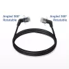 Tīkla kabelis ACT DD1907 Cat6 U/FTP (STP) 7 m, RJ-45 uz RJ-45, zelta kontakti, melns