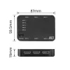 ACT 4K HDMI Switch 5 ieeja, 1 izeja, HDMI, Melns, 2160p, 18 Gbit/s, 4096 x 2160 pikseļi, 4K Ultra HD