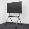 ACT Mobilais TV/monitora grīdas statīvs, 50 inch līdz 86 inch, VESA, 127 cm (50 collas), 2.18 m (86 collas), 200 x 200 mm, 800 x 600 mm, Alumīnijs, Plastmasa, Tērauds, Pelēks