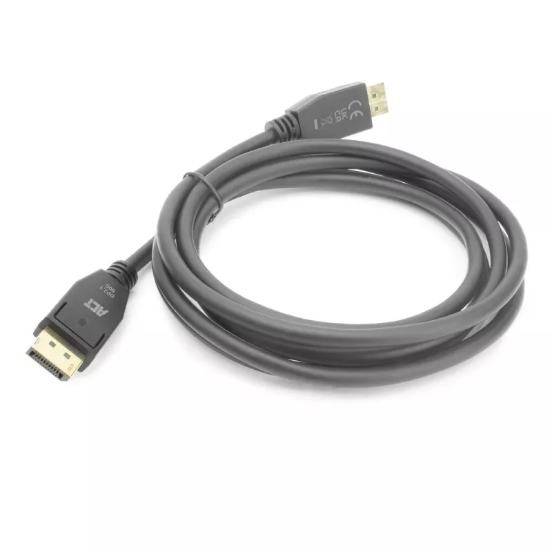ACT AK4082 DisplayPort kabelis 2 m Melns