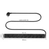 ACT pagarinātājs PDU 19 inch CEE7/7 ar 9 F tipa kontaktligzdām, 3m H05VV-F 3G1.5