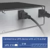 Strāvas sadalītājs ACT PD3004 19 collu C14 IEC60320 ar 8 F tipa ligzdām, 3 m H05VV-F 3G1.0, 230 V 10 A