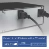 ACT PD3155 pagarinātājs — 3 m, 9 kontaktligzdas, 250 V, 16 A, 4000 W, Melns/Sarkans