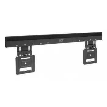 ACT Fiksētais TV Sienas Stiprinājums AC8356 37–80 collu televizoriem, ultrāplāns, VESA 200×200–600×400, 75 kg, 9.5 mm atstarpe, melns