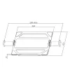 ACT Universāls klēpjdatora paliktnis monitora rokām, Melns, Tērauds, 29.5 cm (11.6 collas), 43.9 cm (17.3 collas), 9 kg, 75 x 75 mm