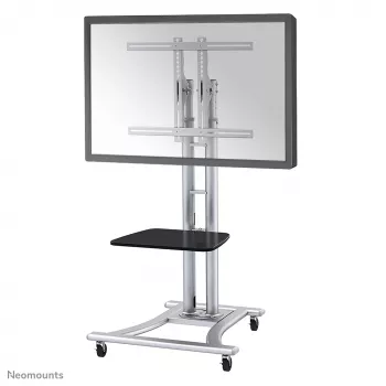 Neomounts PLASMA-M1800E TV ratiņi 27-70 collas, Sudraba, Pārnēsājams grīdas statīvs, Tērauds, 50 kg, 68.6 cm (27 inch), 177.8 cm (70 inch)