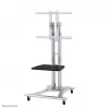 Neomounts PLASMA-M1800E TV ratiņi 27-70 collas, Sudraba, Pārnēsājams grīdas statīvs, Tērauds, 50 kg, 68.6 cm (27 inch), 177.8 cm (70 inch)