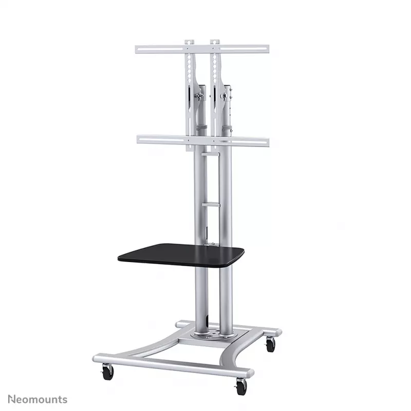 Neomounts PLASMA-M1800E TV ratiņi 27-70 collas, Sudraba, Pārnēsājams grīdas statīvs, Tērauds, 50 kg, 68.6 cm (27 inch), 177.8 cm (70 inch)