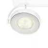 Philips WarmGlow LED Clockwork griestu/sienas prožektors 4x LED, 18W, 2700K, 2000 lm, regulējams, IP20, balts