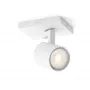 Philips myLiving virsmas montāžas prožektors 5309031P0, GU10 LED 3.5W, 2700K, 255 lm, balts, dimmējams