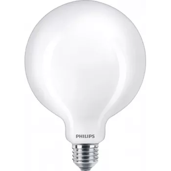 Philips Filament Spuldze Matēta 100W G120 E27, 10.5 W, 1521 lm, 15000 h, Silta balta