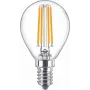 Philips Filament Candle Clear 60W P45 E14 6.5W Silts Balts 806lm