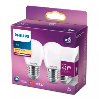 Philips LED spuldze Silta balta 2700 K 4.3 W E27