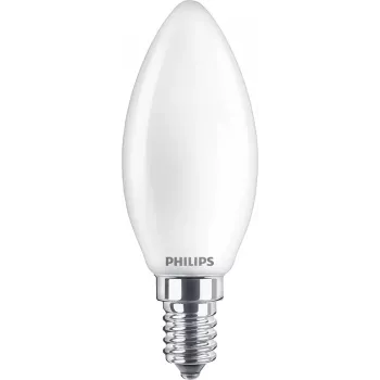 Philips Filament Candle Frosted 40W B35 E14 x2, 4.3 W, 40 W, E14, 470 lm, 15000 h, Silts balts
