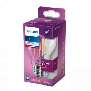 Philips LED spuldze 7W E27 neitrāli balta 4000K