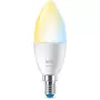 Viedā spuldze WiZ Candle 40 W C37 E14 Wi-Fi Balta