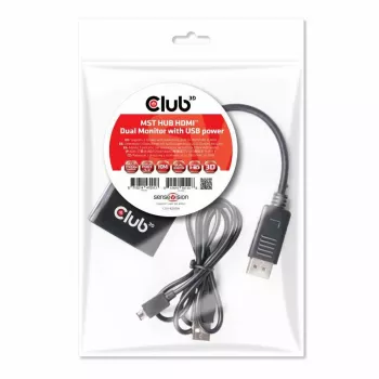 CLUB3D Multi Stream Transport Hubs DisplayPort 1.2 uz HDMI Divu Monitoru