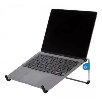 R-Go Tools R-Go Steel Basic Laptop Statīvs, sudraba, Tērauds, 25.4 cm (10 collas) - 55.9 cm (22 collas), 5 kg, 0 - 110 mm