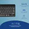 R-Go Tools Ergonomiskā tastatūra R-Go Compact Break, kompakta tastatūra ar pārtraukuma programmatūru, AZERTY (FR), Bluetooth, melna