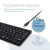 R-Go Tools Ergonomiskā tastatūra R-Go Compact Break, kompakta tastatūra ar pārtraukuma programmatūru, AZERTY (FR), Bluetooth, melna