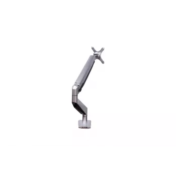 BakkerElkhuizen Smart Office 11 Viena monitora roka, Clamp/Grommet, 9 kg, 25.4 cm (10 inch), 68.6 cm (27 inch), 100 x 100 mm, Melns, Sudrabs