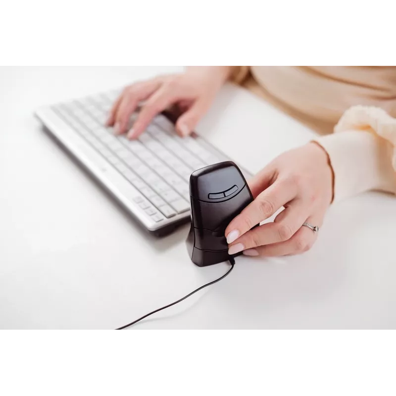 BakkerElkhuizen DXT 3 pele, abpusēja, optiskā, USB Type-C, 2400 DPI, Melna