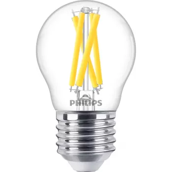 Philips Filament Candle Clear 60W P45 E27, 5.9 W, 60 W, E27, 806 lm, 15000 h, Silts mirdzums