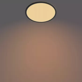 Philips funkcionālā griestu lampa LED 18W 2700K 1500 lm, regulējama, virsmas montāža, melna