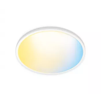 Viedā griestu lampa WiZ Superslim Ceiling 14 W Wi-Fi/Bluetooth Balta