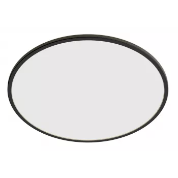Griestu lampa Philips Superslim 15W LED, 4000K, IP54, 250×250 mm, Melna/Balta
