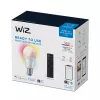 WiZ viedā spuldze 8W (ekv. 60W) A60 E27 x1 + tālvadības pults, Wi-Fi/Bluetooth, balta
