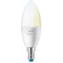 WiZ Candle 40 W C37 E14 x2 viedā spuldze, Wi-Fi/Bluetooth, balta