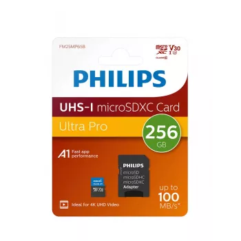 Philips FM25MP65B/00 atmiņas karte 256 GB MicroSDXC UHS-I Class 3