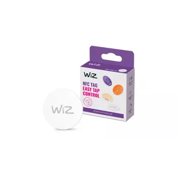 WiZ NFC Tag 4 gabali, bezvadu, NFC, balts, IP20, plastmasa, nav nepieciešams barošanas avots