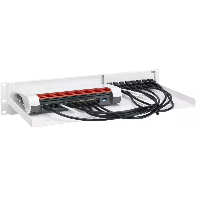Rackmount.IT RM-FB-T3 stiprinājuma kronšteins Fritz!Box 19 inch plauktam