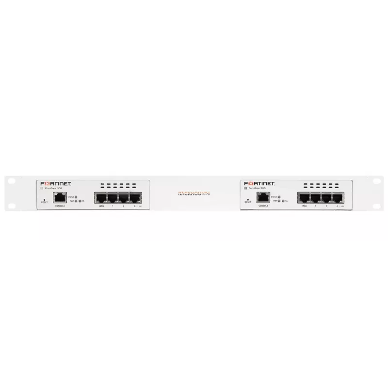 Rackmount IT 1U priekšējās sliedes komplekts FortiGate 30G sērijai RM-FR-T28