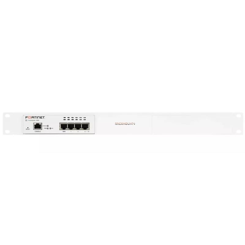 Rackmount IT 1U priekšējās sliedes komplekts FortiGate 30G sērijai RM-FR-T28