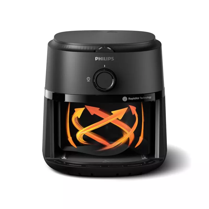 Fritētājs bez eļļas Philips 1000 sērija NA110/00 3.2 L 1300 W Melns
