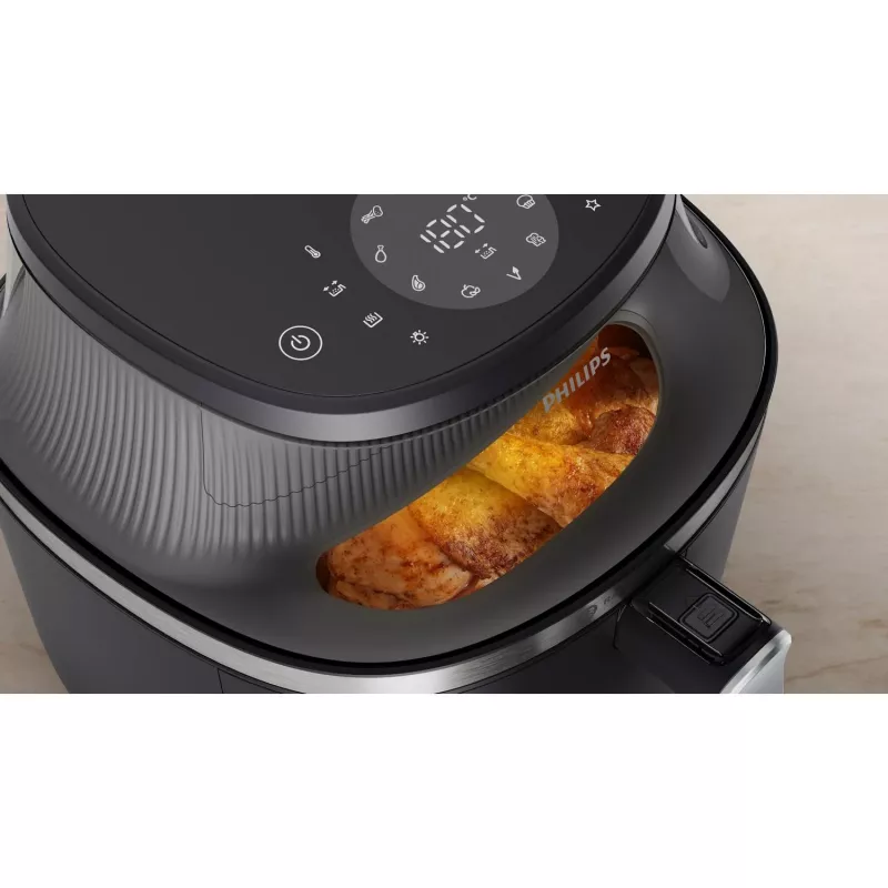 Philips 3000 sērijas NA331/00 fritieris 6,2 L 1700 W karstā gaisa fritieris melns, sudrabs