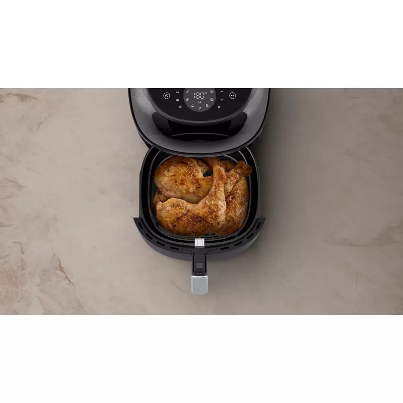 Philips 3000 sērijas NA331/00 fritieris 6,2 L 1700 W karstā gaisa fritieris melns, sudrabs