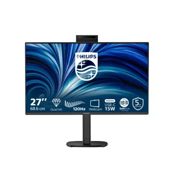 Philips 27B2N3500JH 27 collu (68.6 cm) IPS LCD Quad HD 2560×1440 monitors, 4 ms, 350 cd/m², USB centrmezgls, skaļruņi, VESA, melns