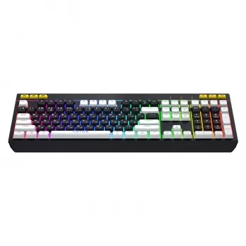 HATOR Icefall spēļu klaviatūra, USB, QWERTY US English, melna, RGB LED