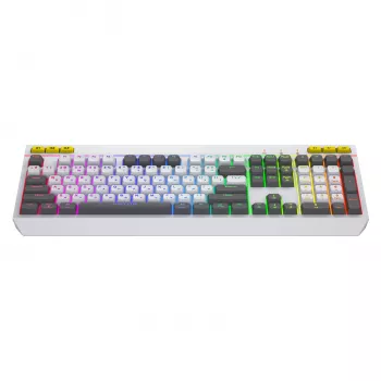 HATOR Icefall tastatūra Gaming USB QWERTY US English Balta Full-size RGB LED