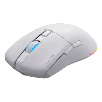 HATOR Pulsar 3 Wireless, balts - optiskie slēdži Yellow 100M, PixArt PMW 3311 (HTM631)